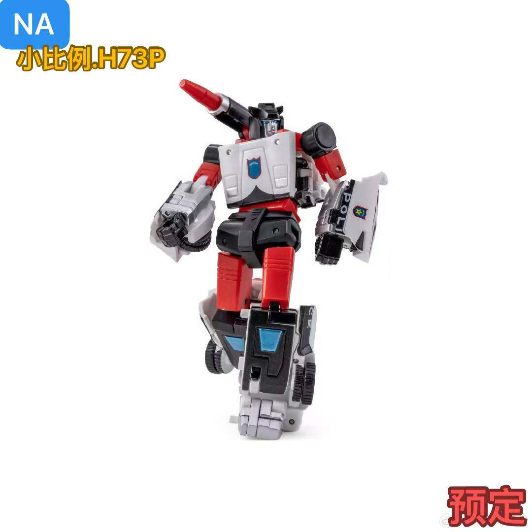 NA H73P 异色红色警报 Martin 小比例 变形玩具 红色警报重涂