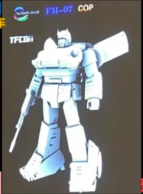 Fanstoys 变形玩具 FT警车 动画色 FM07 警车 fm07 mp比例 定金