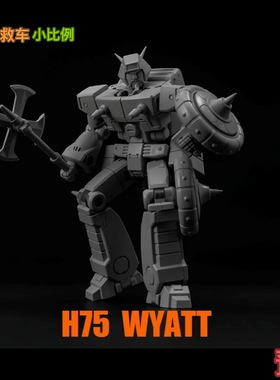 Newage NA H75 营救车 小比例 变形玩具 动画色 原色 预订