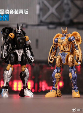 ROBOTtoys RT03 RT-03/03b 黄豹勇士 黑豹 套装 小比例 再版