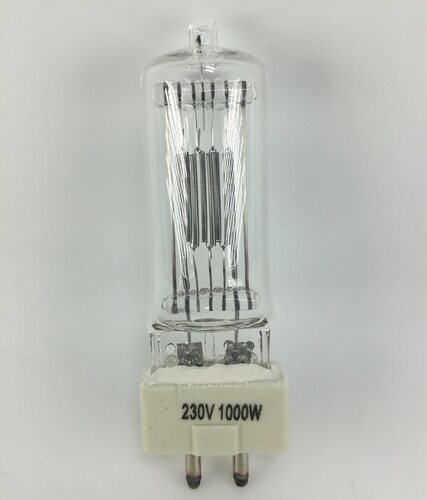 耐思LQ-1000W石英灯附件金贝QZ-1000造型灯泡卤素灯泡3200K暖光泡