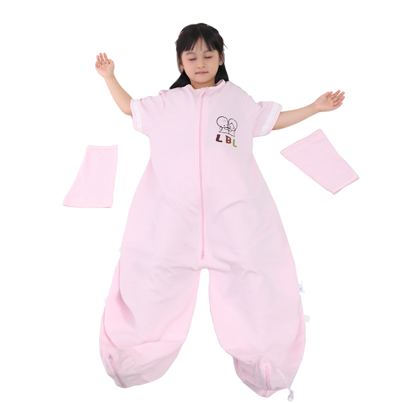 寶寶睡袋兒童嬰兒純棉連體睡衣中大童嬰幼兒春秋款秋季分腿防踢被
