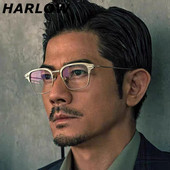 大脸 近视可配度数超宽155mm纯钛眼镜框男士 郭富城同款 眼镜男款