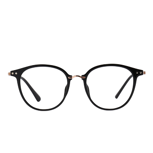 大脸TR90黑色眼镜框镜架女显瘦素颜中金近视女可配度数镜片显脸小