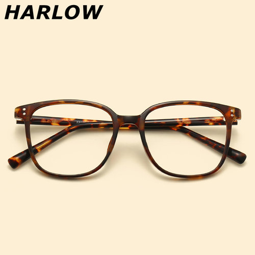 HARLOW日系豹纹玳瑁色近视眼镜框