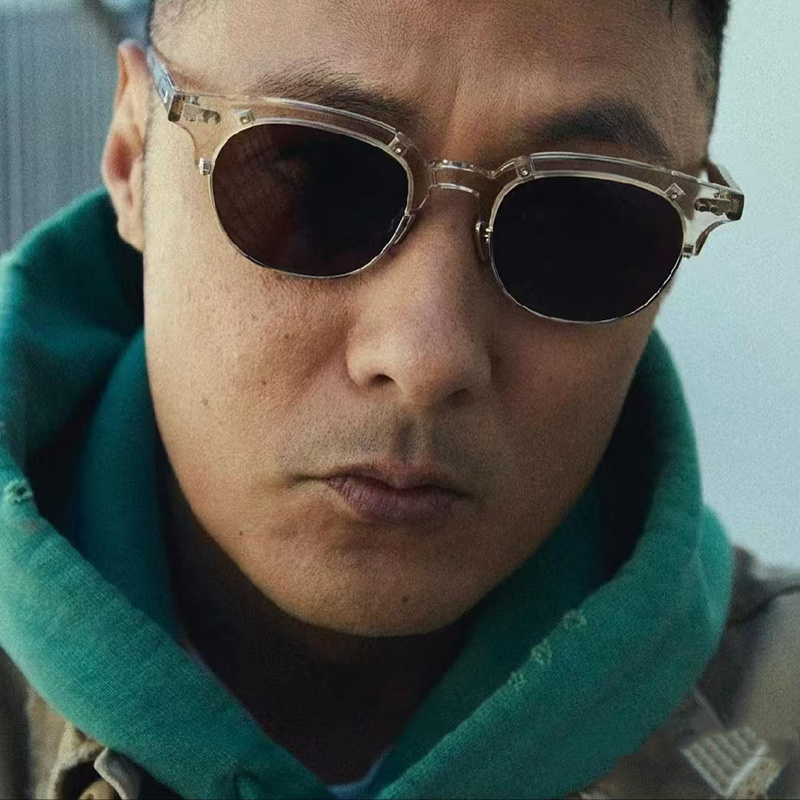 余文乐联名MDNS同款半框太阳镜半框板材茶色墨镜男款近视可配度数