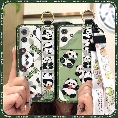 适用库柏Note21/Cubot手机壳趣味腕带国宝男女款硅胶潮流情侣