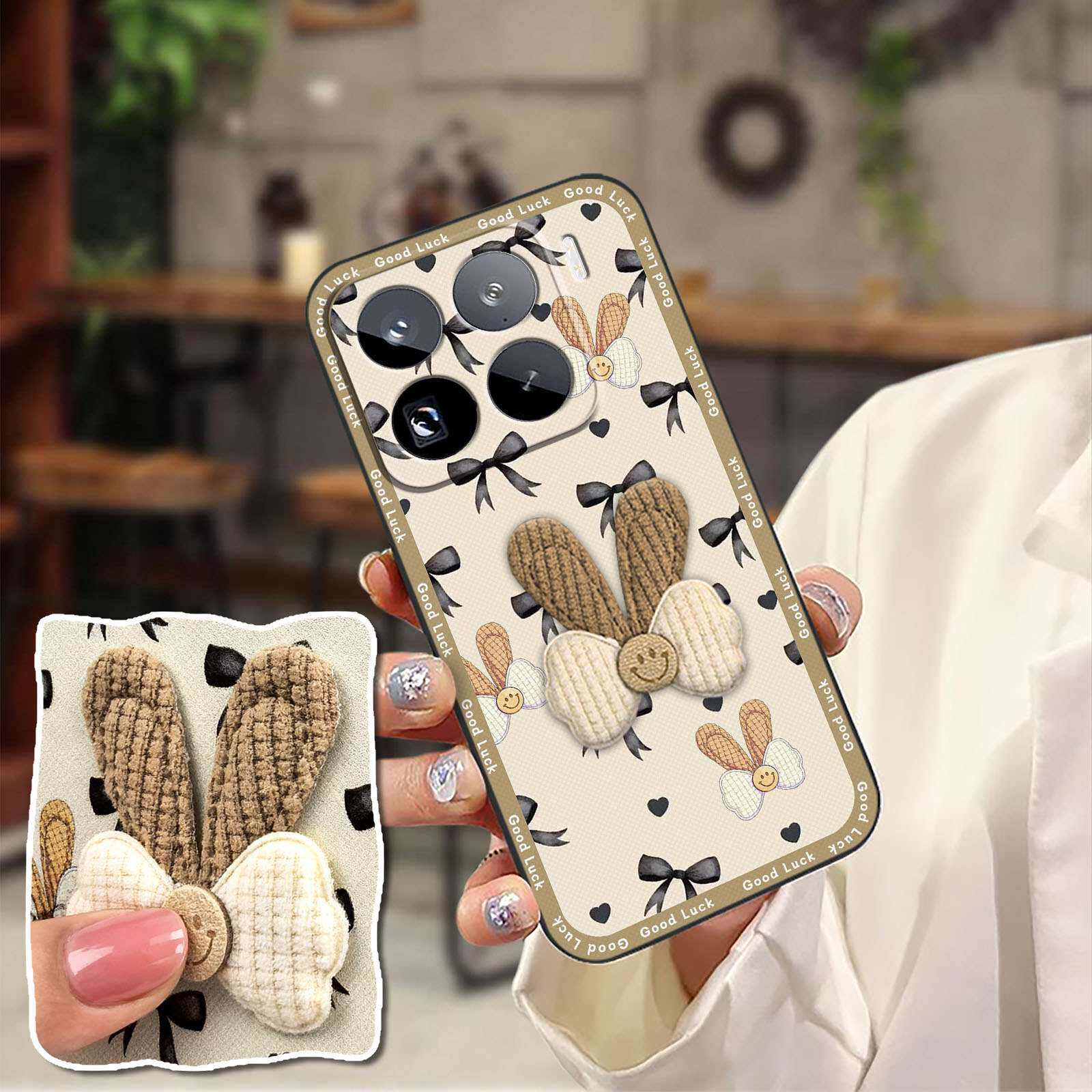 适用小米15Pro手机壳数码情侣潮流布贴散热全包边简约3D搞怪硅胶