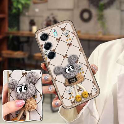 适用Tecno Camon40 4G/传音CM5手机壳可爱青春纯色3D防尘布贴