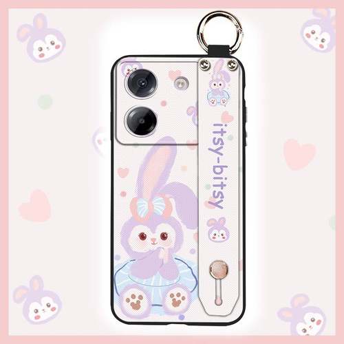 适用小米Poco M7 Pro 5G手机壳指环趣味液态搞怪卡通男女款青春