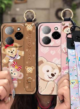 适用Tecno Spark20 Pro 5G/传音KJ8手机壳简约趣味液态可爱支架