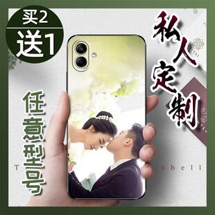 适用三星A05 A055F手机壳硅胶高级diy全家福动漫情侣卡通图案