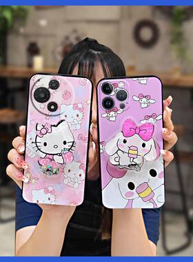 适用TCL 60R 5G手机壳透明男女款液态趣味防尘新款动漫个性搞怪