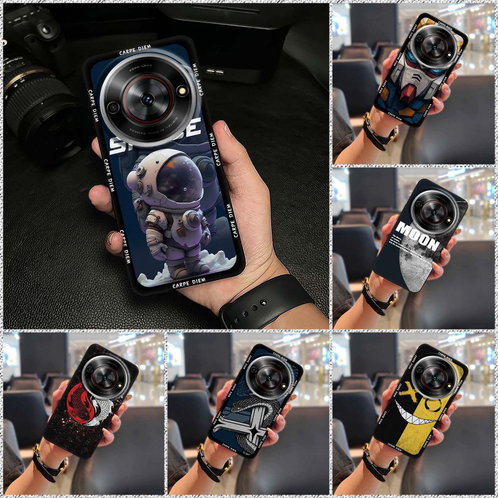 适用中兴A75 5G/努比亚小牛/Focus 5G/小鲜60手机壳创意全包边CP