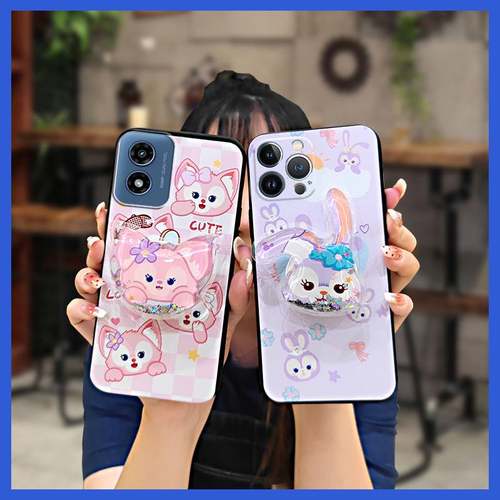 适用MOTO G Play 2024/4G/5G手机壳支架潮流创意防尘新款男女款