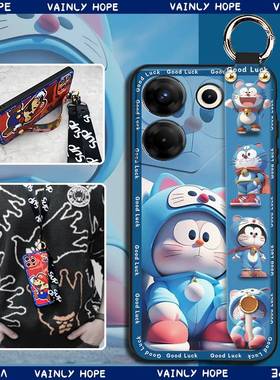 适用Tecno Camon20 Pro 5G/传音CK8n手机壳支架防尘软壳趣味卡通