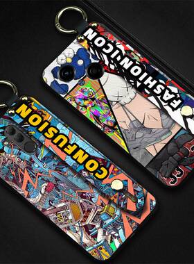 适用Tecno POP9 4G/传音Spark GO 1/KL4手机壳腕带指环创意纯色