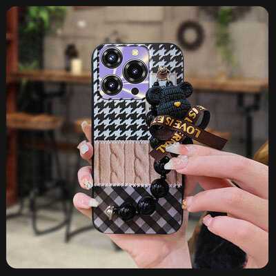 适用欧奇C69/Oukitel C69手机壳黑珍珠挂饰个性潮流防尘简约卡通