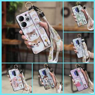 简约 A671LC手机壳趣味软壳纯色情侣支架防尘新款 适用itel A80