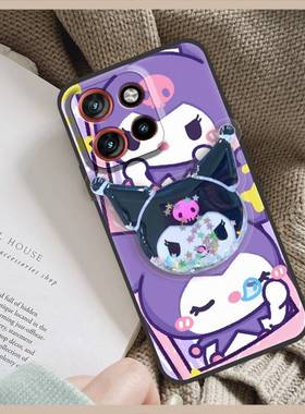 适用MOTO S50/Edge50 Neo手机壳液态简约可爱奢华卡通男女款流沙