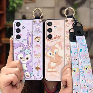 M356B手机壳支架指环潮流青春情侣散热卡通 适用三星M35