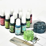 Полупрозрачный клей на водной основе ручной работы, эпоксидная смола, белая пигментированная форма, DIY