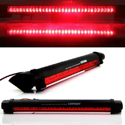汽车LED尾灯车用高位刹车灯条贴通用14 24 32 40灯行车警示灯