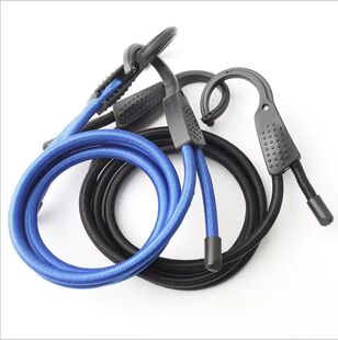 汽车行李固定绳 可调节弹力紧固绳 车内晾衣绳后备箱挂钩固定绑带