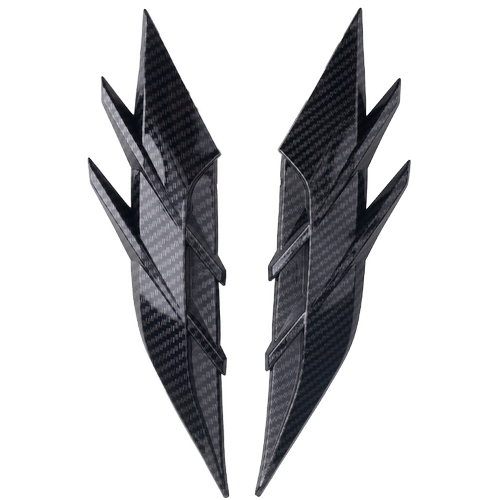 摩托车电动车装饰件通用小牛九号改装定风翼风刀车身防刮爪形车贴