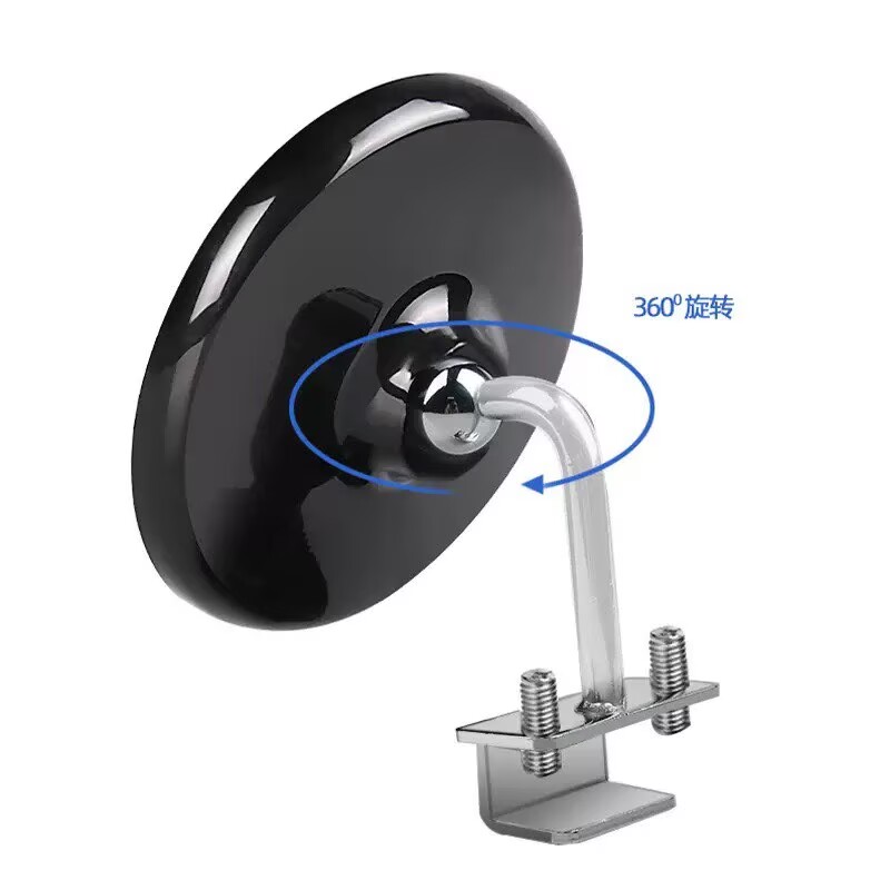 汽车后视镜倒车镜小圆镜教练车辅助镜后轮盲区大视野广角镜反光镜