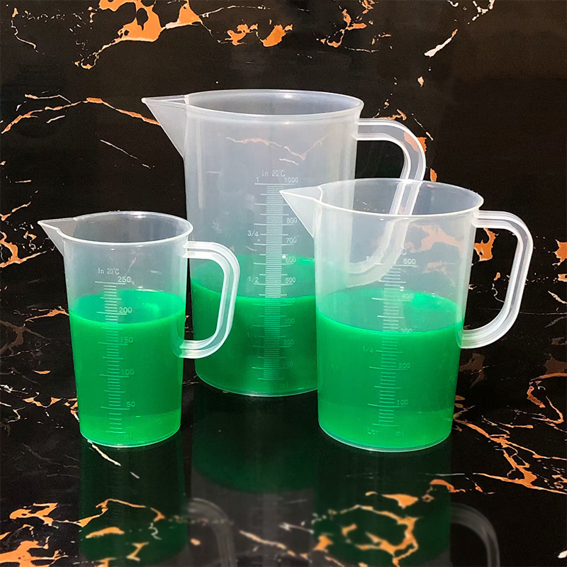 厨房奶茶店加厚塑料透明烘焙量杯实验室化学实验液体分装大容量杯
