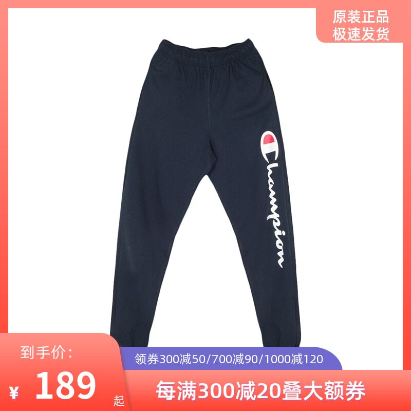 CHAMPION男士左腿豎版草寫logo運動褲長褲 GP08H-Y07234在類目 男裝, 休閒褲中 - 來自Buy2taobao.com提供專業的淘寶代購服務