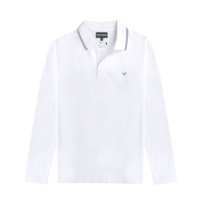 男士长袖polo衫阿玛尼