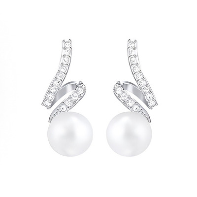 【新品】Swarovski/施华洛世奇Gabriella 女士时尚经典珍珠耳钉