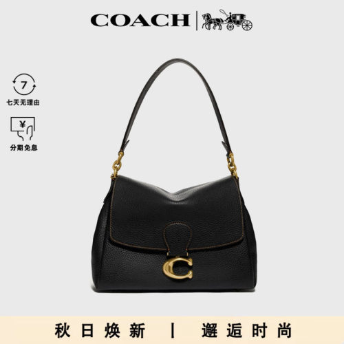 coach蔻驰女士新款单肩手提包