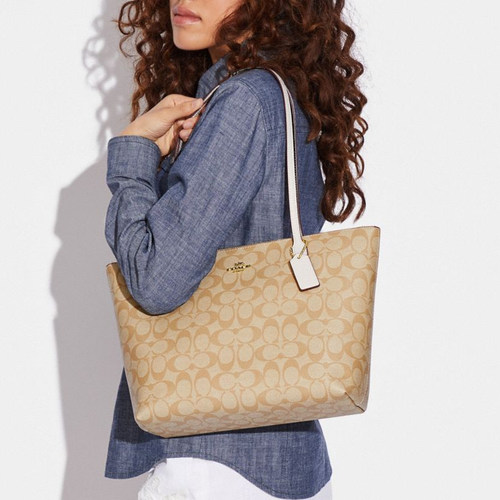 COACH/蔻驰经典老花托特包