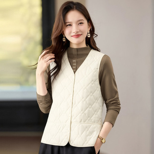 秋冬叠穿马甲女款2025新款洋气时髦减龄背心坎肩外穿内搭上衣外套