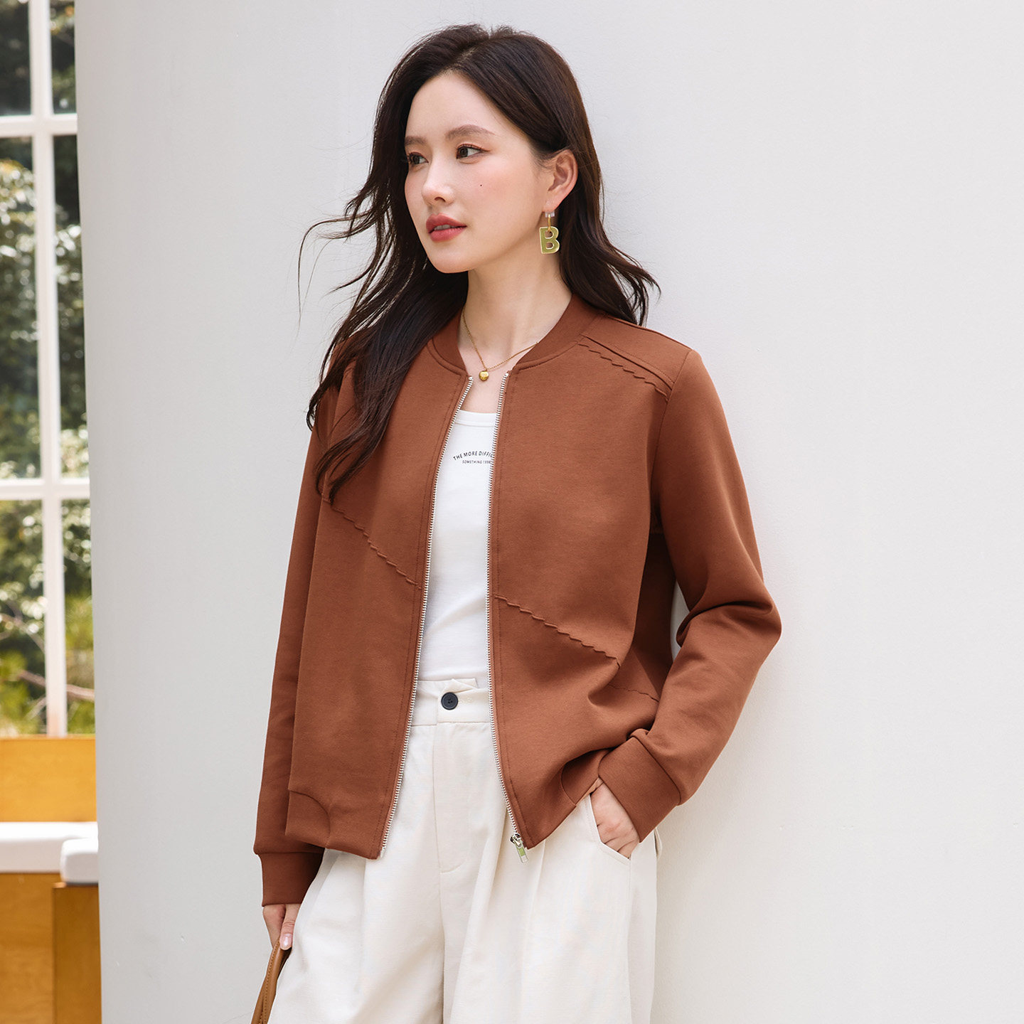 棒球服正肩女士外套春秋时尚洋气
