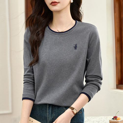 长袖t恤女打底衫秋冬内搭可外穿