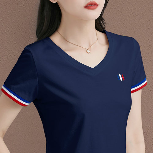 短袖t恤女夏季高端女装上衣