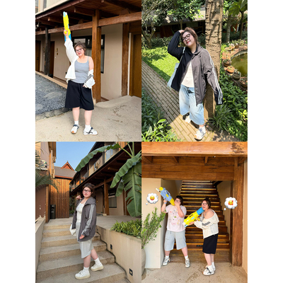 老章和小胖PONGKIKI巴风冲锋防晒服女大码UPF50+原纱透气皮肤衣