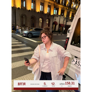 衬衫 高智长袖 2025新款 老章和小胖PONGKIKI韩系清冷感衬衣早秋女装