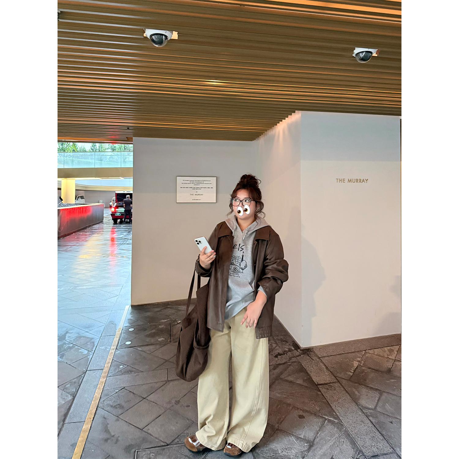 老章和小胖PONGKIKI本命弯刀牛仔裤新款宽松垂坠感慵懒休闲运动裤