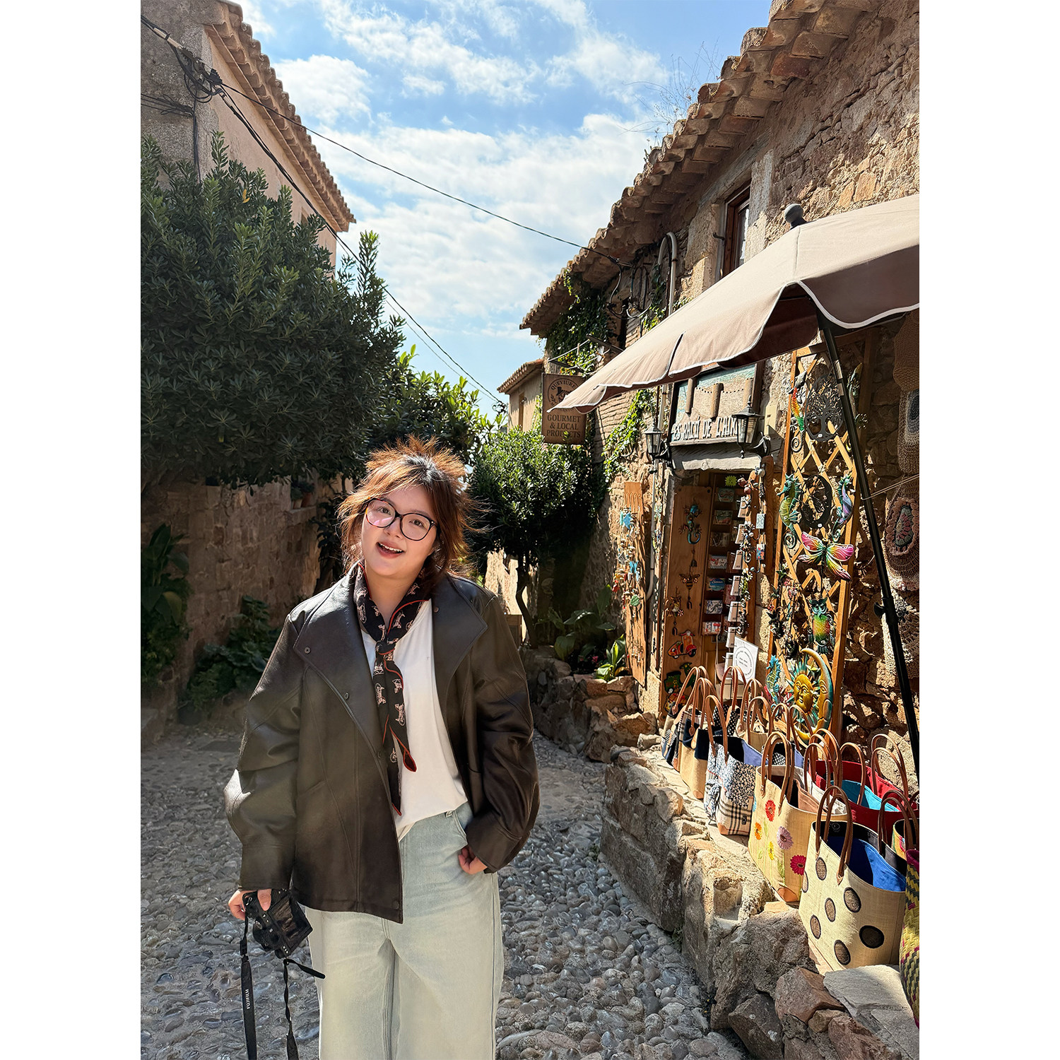 老章和小胖老钱可可棕皮衣外套女大码高级感秋季复古pu皮机车夹克