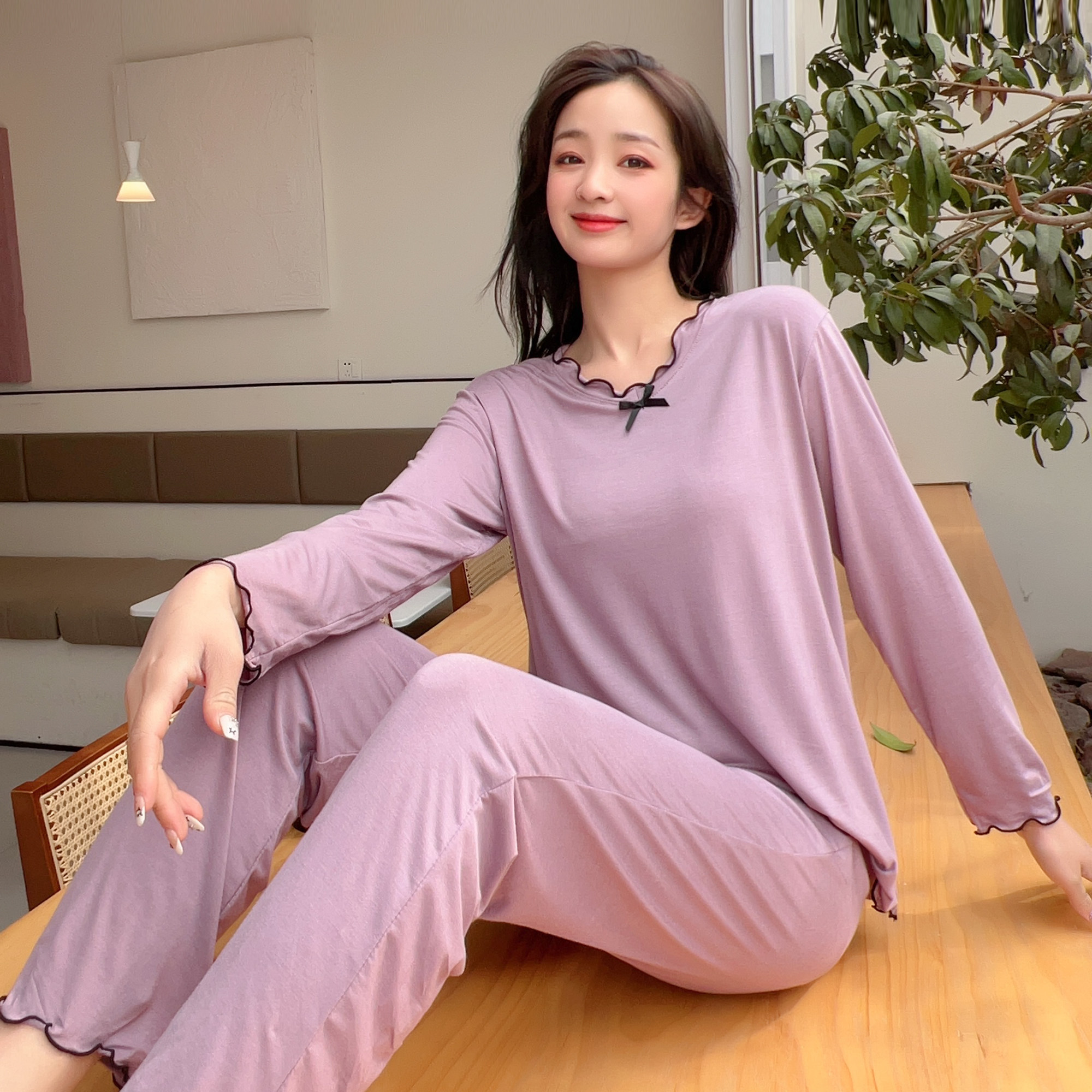 莫代尔睡衣女款2026年新款家居服图片