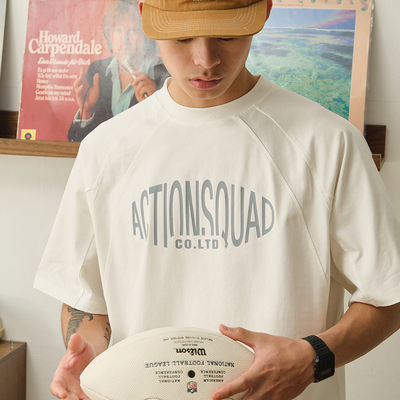 凉感冰皮防晒足球风拼接短袖T恤