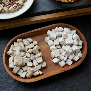 土灶炒熟茯苓茶 大别山道地食材 生茯苓块 无硫茯苓 晚桔