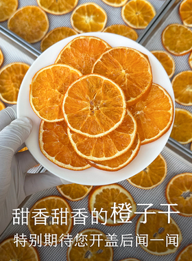晚桔 橙子干香橙片 伦晚制作甜多酸少很香 当果干零食冷泡水果茶