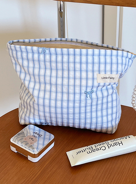 2026新款拉链化妆包女便携式大容量旅行洗漱袋内胆包护肤品收纳包