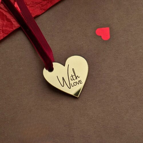 情人节爱心亚克力蛋糕鲜花装饰